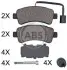 Гальмівні колодки зад. Jumper/Ducato/Boxer 06- (Brembo) A.B.S. 35116 35116