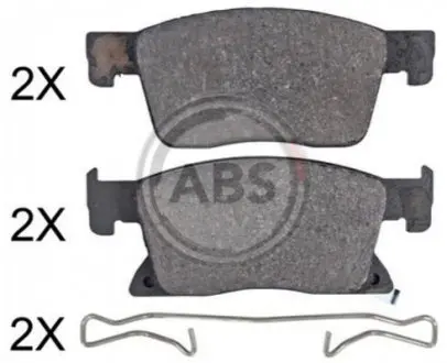 ABS Гальмiвнi колодки дисковi A.B.S. 35122