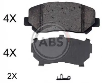 ABS Гальмiвнi колодки дисковi A.B.S. 35057 (фото 1)