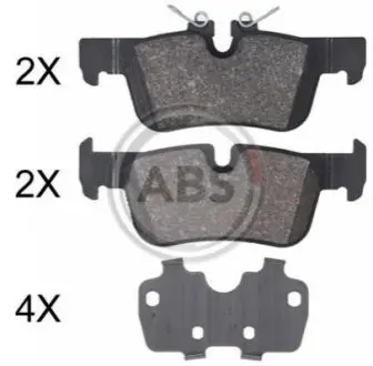 ABS Гальмiвнi колодки дисковi A.B.S. 35030
