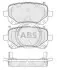 ABS 37733 Гальмiвнi колодки дисковi 37733