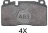 ABS 37959 Гальмiвнi колодки дисковi