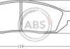 ABS 36156 Гальмiвнi колодки дисковi