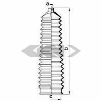 Пильовик рульового механізма GKN SPIDAN 83901