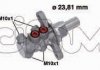 CIFAM FIAT головний гальмівний циліндр без ABS Doblo 05-  (сист.Bosch) 202-678 CIFAM