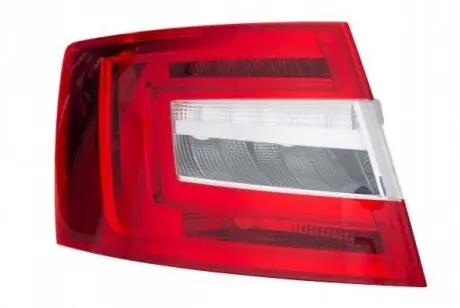 SKODA Задній ліхтар лівий LED, з гібридною технологією OCTAVIA III (5E3, NL3, NR3) HELLA 2SK 012 883-051