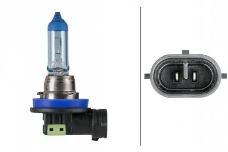H11 12V 55W Лампа розжарювання WHITE LIGHT UP TO 300h, UP TO 4200 KELVIN HELLA 8GH 223 498-151