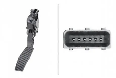 CHEVROLET Датчик положення педалі ходу CRUZE, OPEL ASTRA J, CASCADA HELLA 6PV 009 765-711