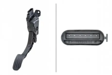 VOLVO Датчик положення педалі ходу S60 II, S80 II, V60 I, V70 III HELLA 6PV 010 834-801