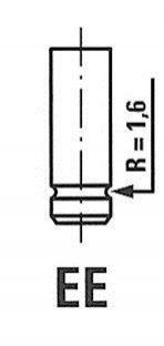 Клапан випускний TOYOTA 6127/RNT EX FRECCIA R6127RNT (фото 1)