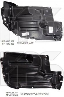 Підкрилок пластиковий FPS FP 4813 387