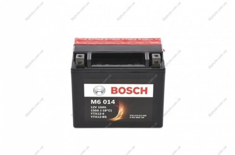 12V,10Ah,д. 152, ш. 88, в.131, електроліт в к-ті, вага 4 кг 0 092 M60 140 BOSCH 0092M60140 (фото 1)