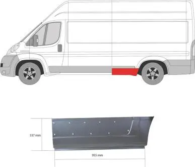 Ремчастина металева KLOKKER KLOKKERHOLM FP 2097 565