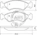 Гальмівні колодки пер. Fiesta/KA (95-08) A.B.S. 36707