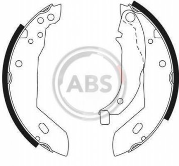 ABS Гальмiвнi колодки барабаннi A.B.S. 8320