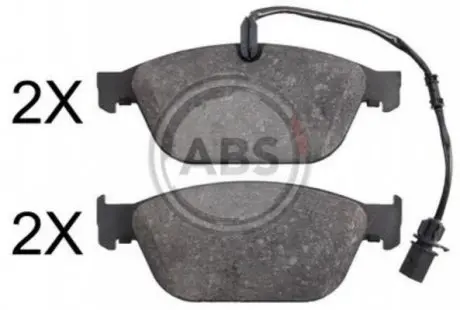 ABS Гальмiвнi колодки дисковi A.B.S. 37855