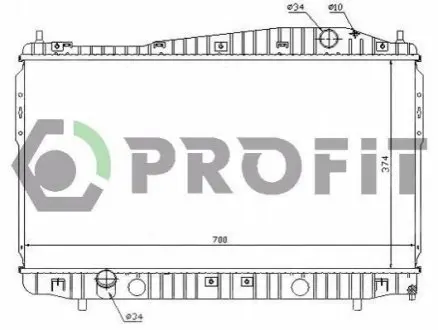 Радіатор охолоджування PROFIT PR 1705A5 (фото 1)