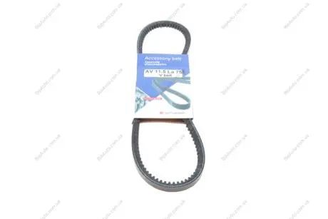 Ремінь генератора VW Caddy/Golf/Passat/Polo 1.4-2.0 91-02/Seat Alhambra/Ibiza 91-10 (11.5x755) AV 11.5 LA 755 HUTCHINSON AV115LA755