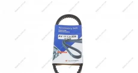 Ремінь генератора Audi A4/A6/VW Passat 1.8T (11x528) AV 11 La 528 HUTCHINSON AV11LA528
