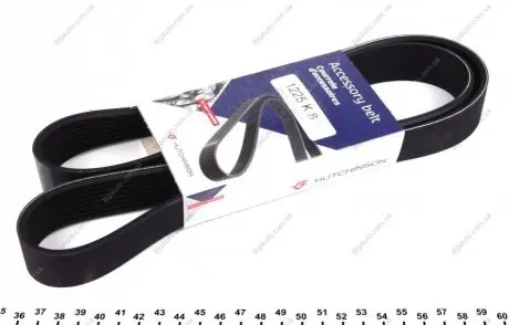 Ремінь генератора Mazda 3/5/6 2.0 DI/CD 02-10 (8PK1225) 1225 K 8 HUTCHINSON 1225K8