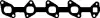 Прокладка колектора випускного Opel Astra G/Omega B/Vectra C 2.0-2.2 DTI 97-05 CORTECO 026635P