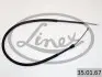 Трос ручного гальма LINEX 350167