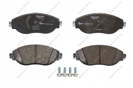Колодки гальмівні (передні) Audi Q3 18-/A3/Skoda Octavia/VW Passat B6-B8/Golf/Tiguan 12- Delphi LP3368 (фото 1)