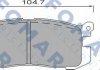 Колодки гальмівні дискові FOMAR FO 420581