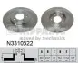 NIPPARTS N3310522 Гальмiвнi диски заднi