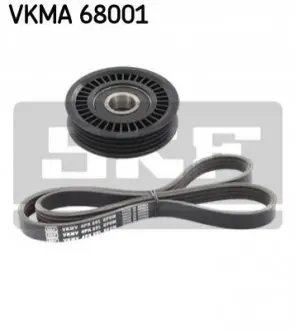 Комплект поліклиновий (ремінь+ролики) SKF VKMA 68001