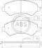 Колодка гальм. CITROEN / PEUGEOT Jumper / Boxer передн. (вир-во ABS) 37576