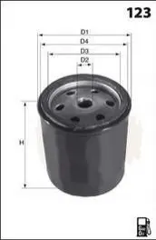 Фільтр палива OEM CNHi (аналог33358E/) MECAFILTER ELG5506