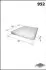 MECAFILTER EKR7000 Фільтр салону ( аналогWP6801/LAK11) EKR7000