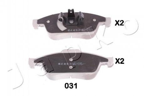 - Гальмівні колодки до дисків JAPKO 50031