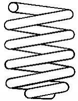 VW пружина передня L=357mm Audi A3,Skoda Octavia,Golf IV SACHS 997 615
