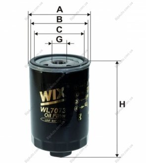 Масляный фильтр WIX FILTERS WL7073 (фото 1)