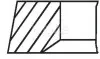 MAHLE Кольца Renault 80mm+0,50mm 2X2X3 1CYL MAHLE / KNECHT 021 93 V2 (фото 2)