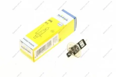 Автолампа H1 12V 55W P14.5s Range Power (+ 30%) NARVA 483303000