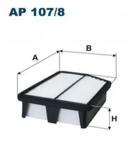 Фiльтр повiтряний FILTRON AP1078