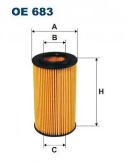 Фiльтр масляний FILTRON OE683