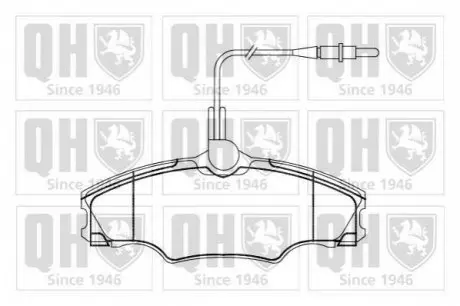 QH Гальмiвнi колодки дисковi QUINTON HAZELL BP864