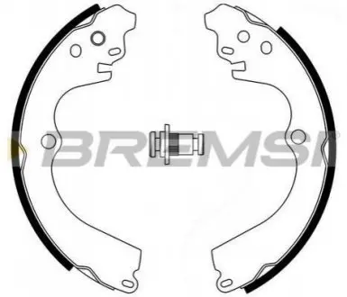 Гальмівні колодки зад. Impreza 92-00/Forester 97-08/Legasy I 89-94 (Akebono) Bremsi GF0884