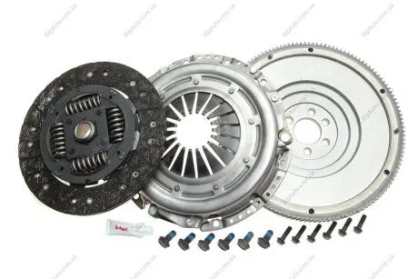 Демпфер (глухий) + комплект зчеплення Seat Ibiza/VW Golf IV 1.9 TDI 02- Kawe DMV217M