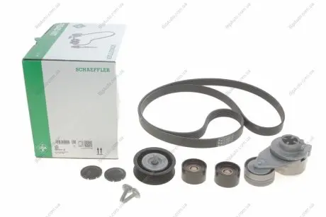 Комплект ременя генератора MB E-class (W212/W213) 11-18 OM642 (7PK2005) INA 529 0171 10