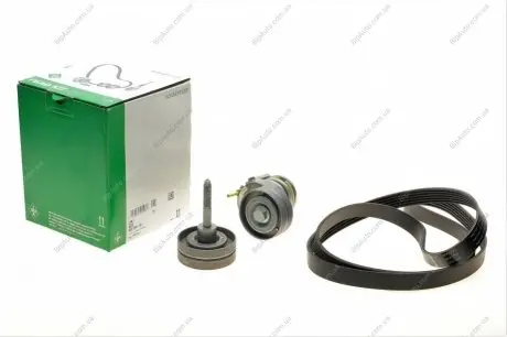 Комплект ременя генератора VW Golf V/VI/Passat 1.4TSI 06-16 (6PK 1700) INA 529 0341 10