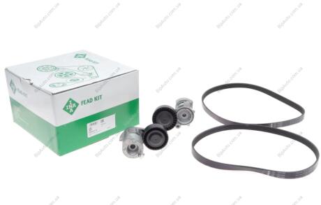 Комплект ременя генератора Ford Focus 2.5 ST 05-12, (5PK890 + 5PK848) INA 529 0477 10 (фото 1)