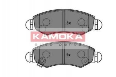 Гальмiвнi колодки дисковi OPEL AGILA 00-/SUZUKI WAGON R+ 00- KAMOKA JQ1012846 (фото 1)