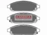 Гальмiвнi колодки дисковi RENAULT KANGOO 08- KAMOKA JQ101136 (фото 1)