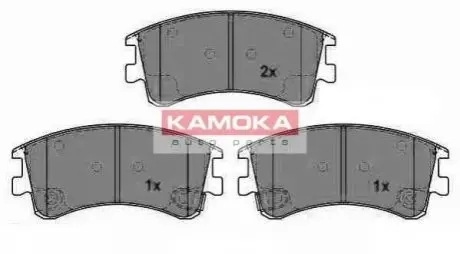 Гальмiвнi колодки дисковi MAZDA 6 02- KAMOKA JQ1013238