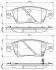 Гальмівні колод. передн. INFINITI G37 -14 BOSCH 0986495134 (фото 1)